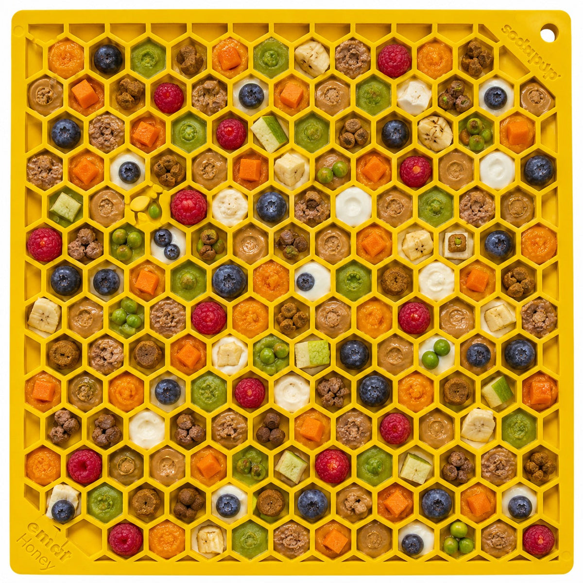 The Honeycomb Enrichment Lick Mat by SodaPup