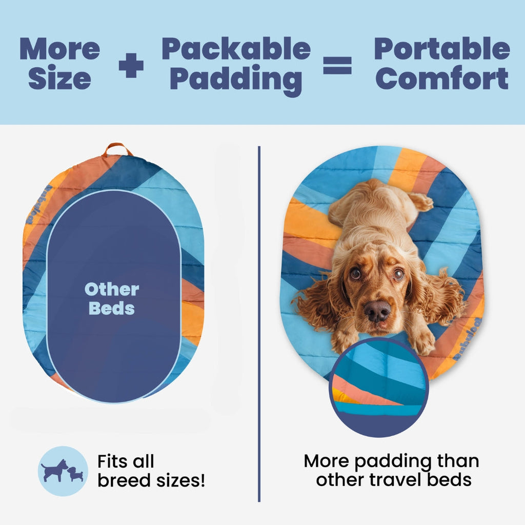 The Rubyloo Packable Travel Bed