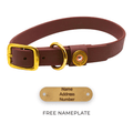 Barrows Field Collar — Brown