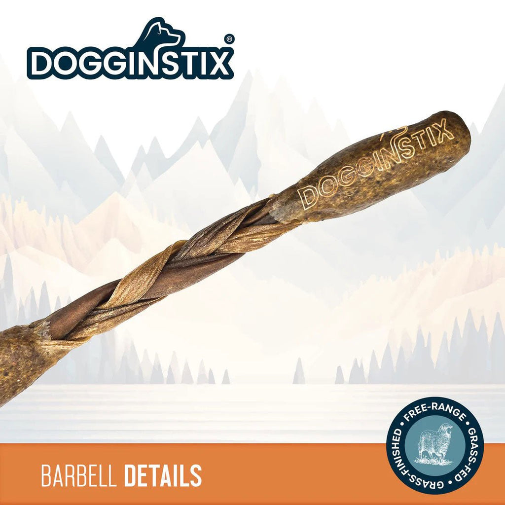 Dogginstix Braided Lamb Collagen Chew