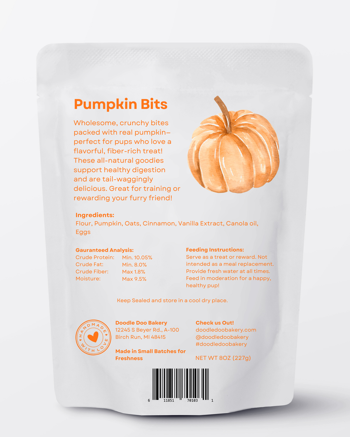 Doodle Doo Pumpkin Biscuit Bites