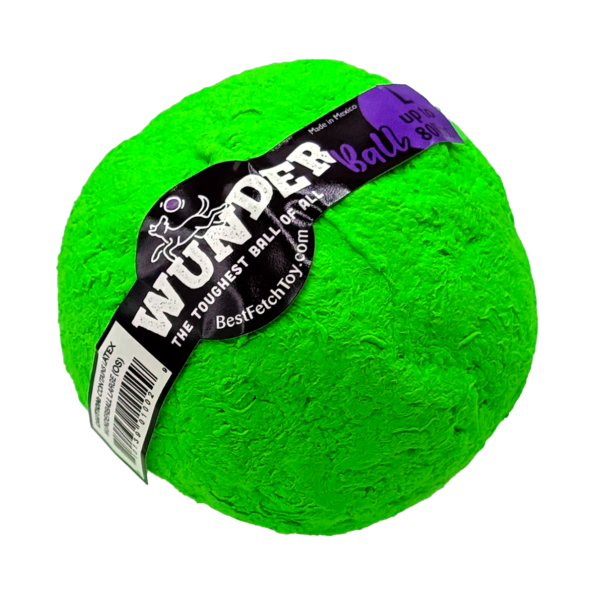 The WUNDERball Natural Rubber Fetch Ball
