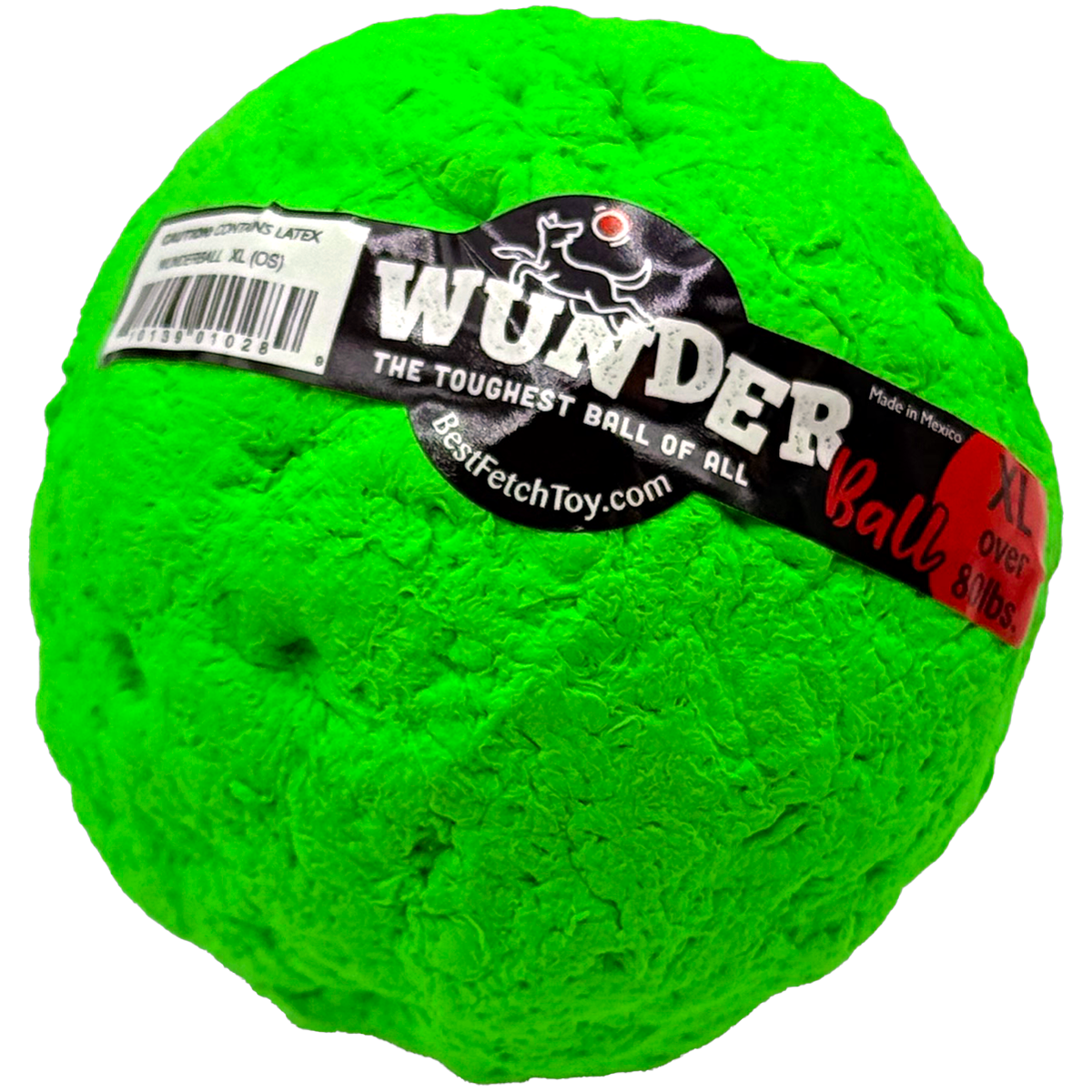 The WUNDERball Natural Rubber Fetch Ball