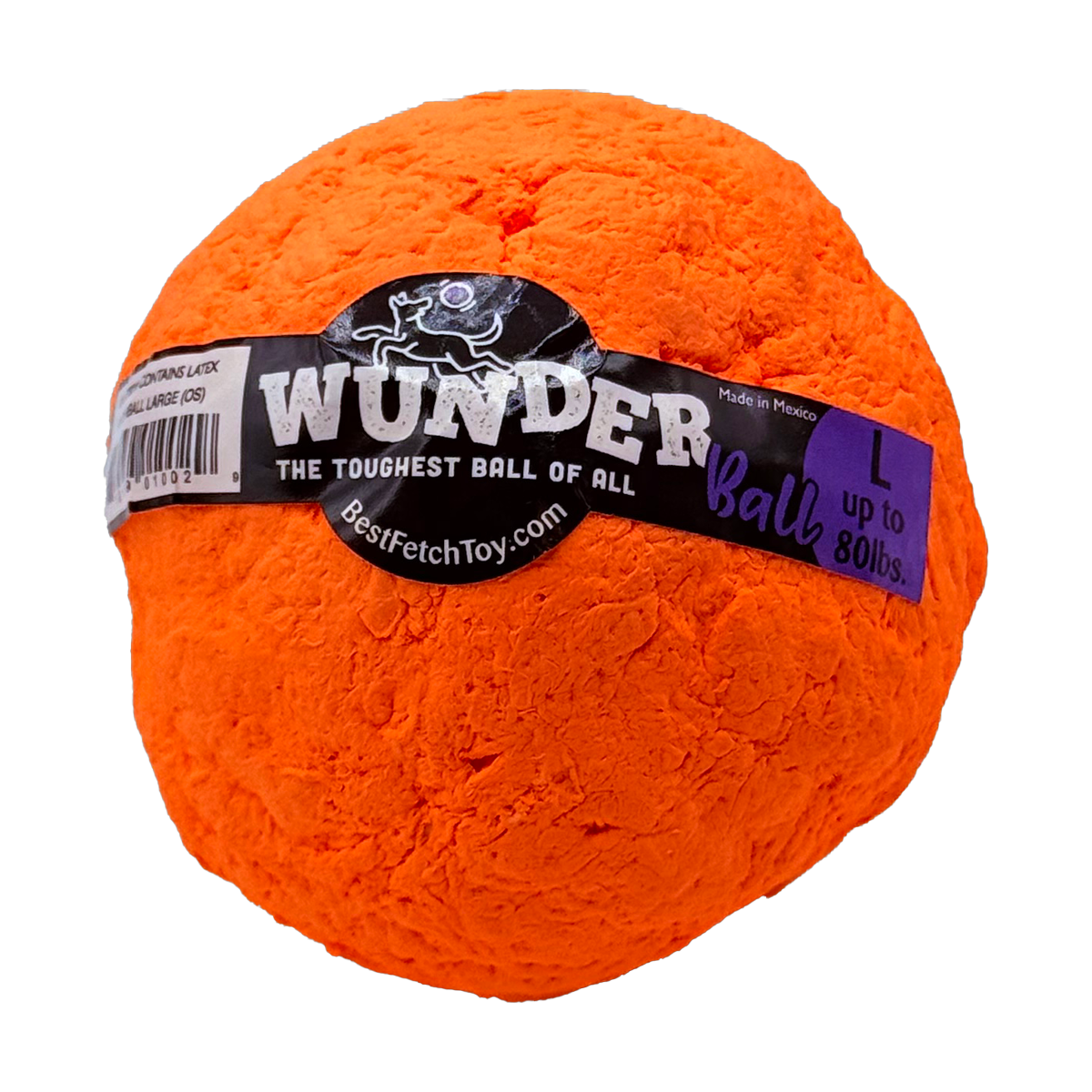 The WUNDERball Natural Rubber Fetch Ball