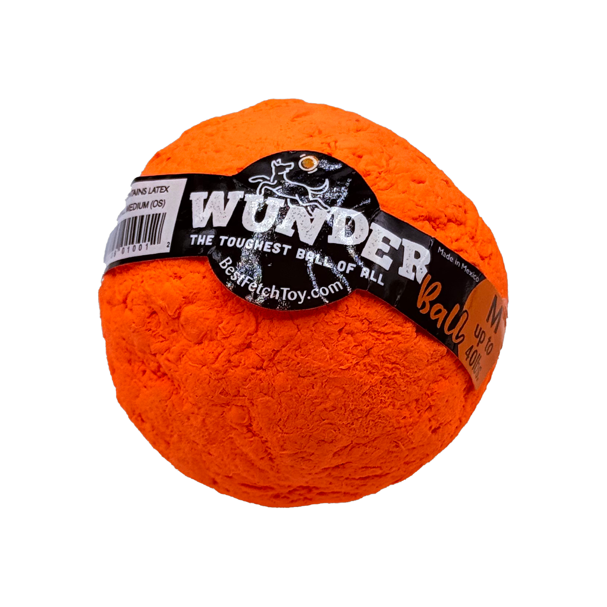 The WUNDERball Natural Rubber Fetch Ball