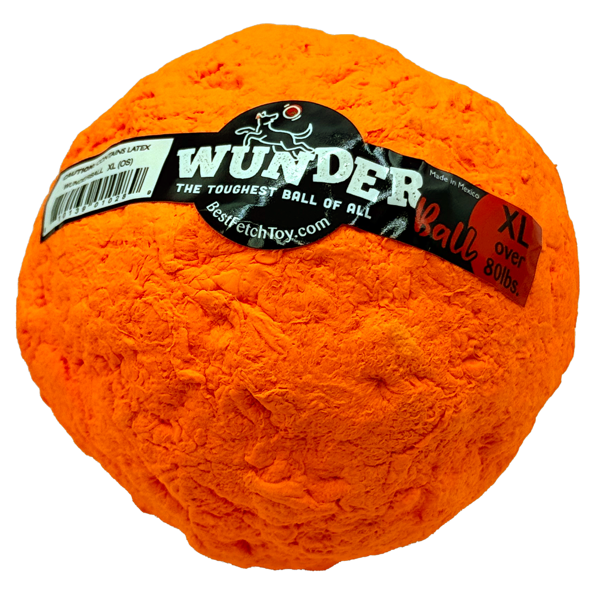 The WUNDERball Natural Rubber Fetch Ball