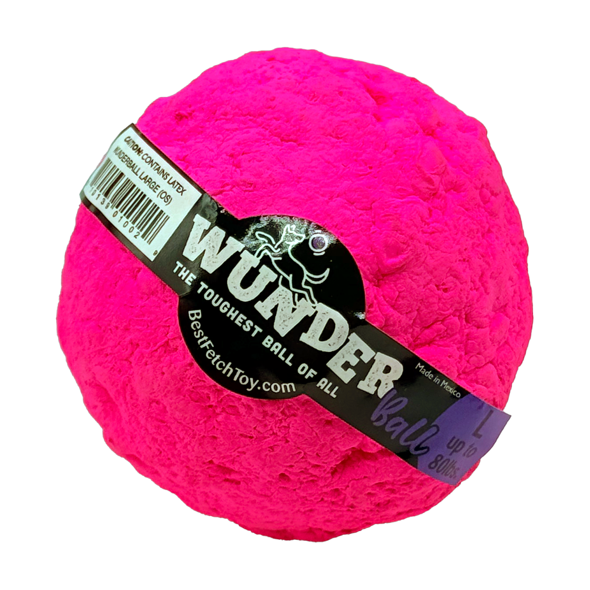 The WUNDERball Natural Rubber Fetch Ball