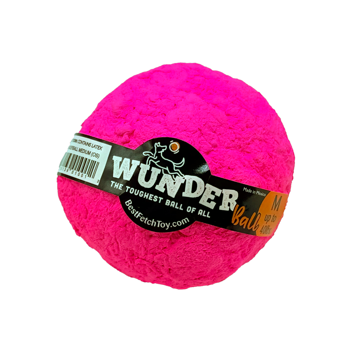 The WUNDERball Natural Rubber Fetch Ball