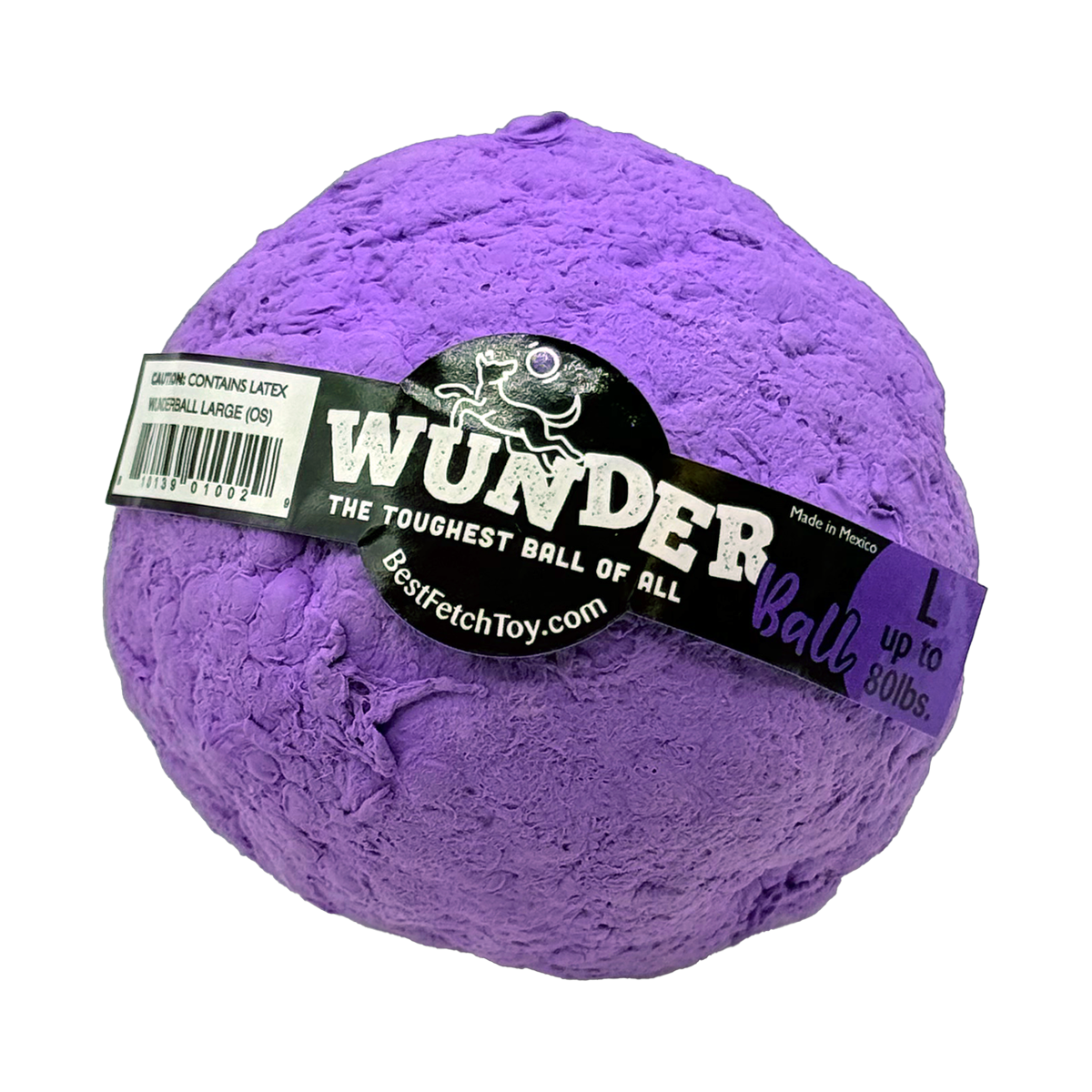 The WUNDERball Natural Rubber Fetch Ball
