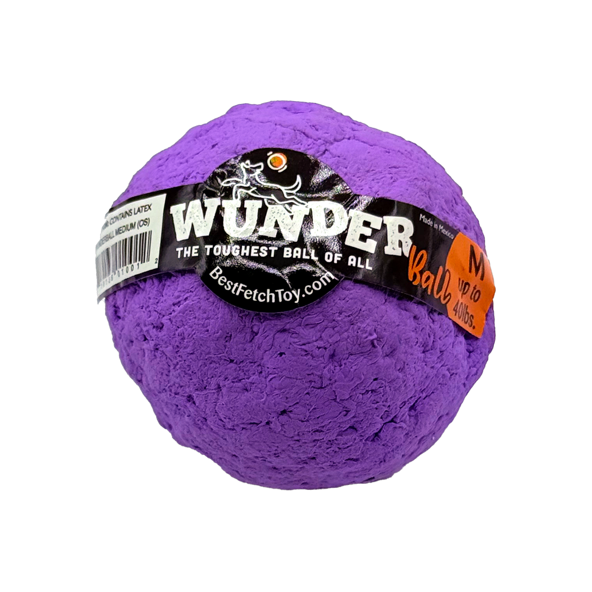 The WUNDERball Natural Rubber Fetch Ball