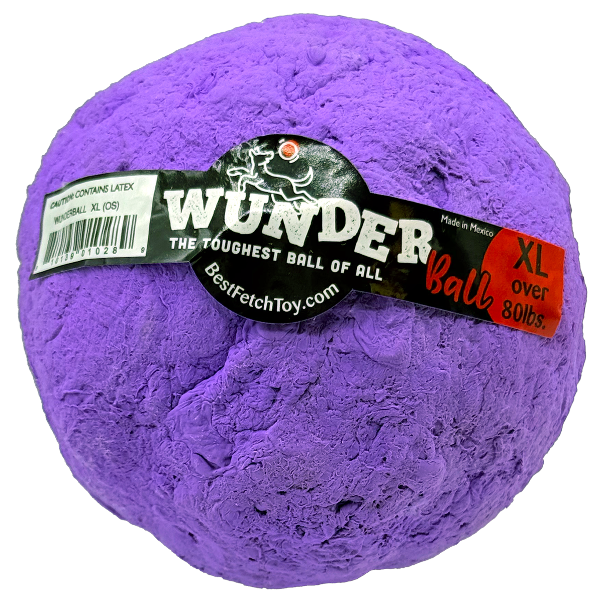 The WUNDERball Natural Rubber Fetch Ball
