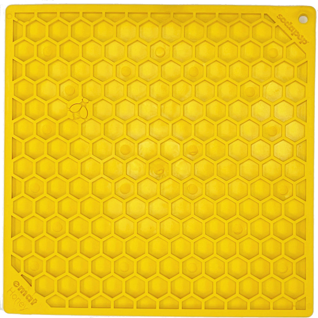 The Honeycomb Enrichment Lick Mat by SodaPup