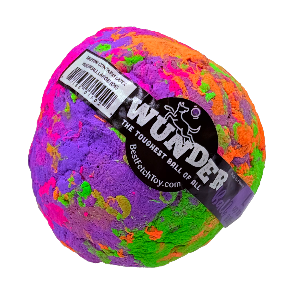 The WUNDERball Natural Rubber Fetch Ball