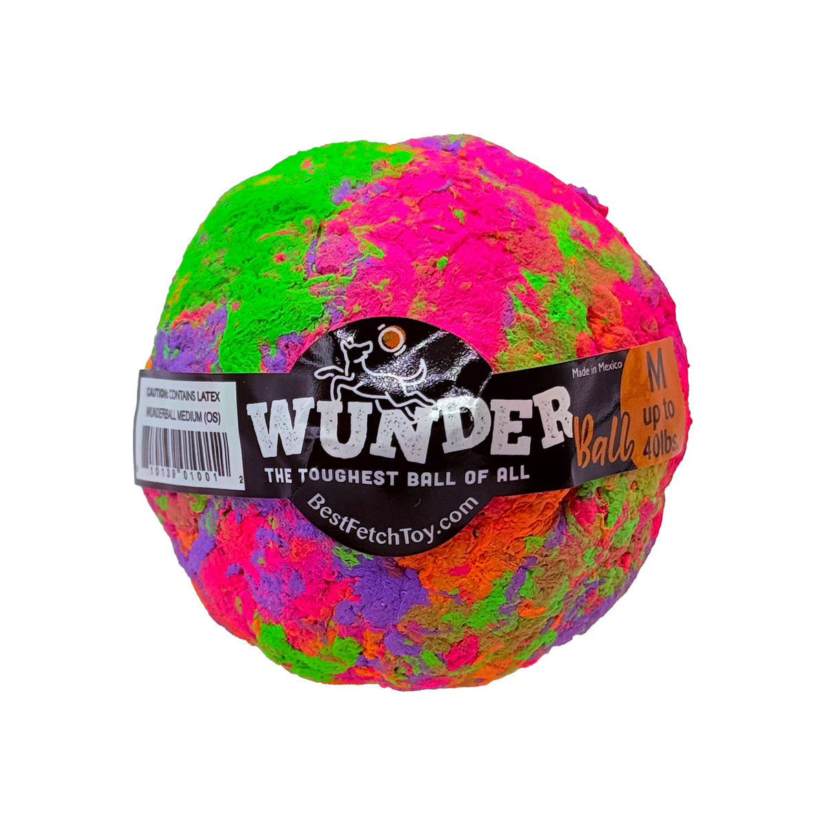 The WUNDERball Natural Rubber Fetch Ball