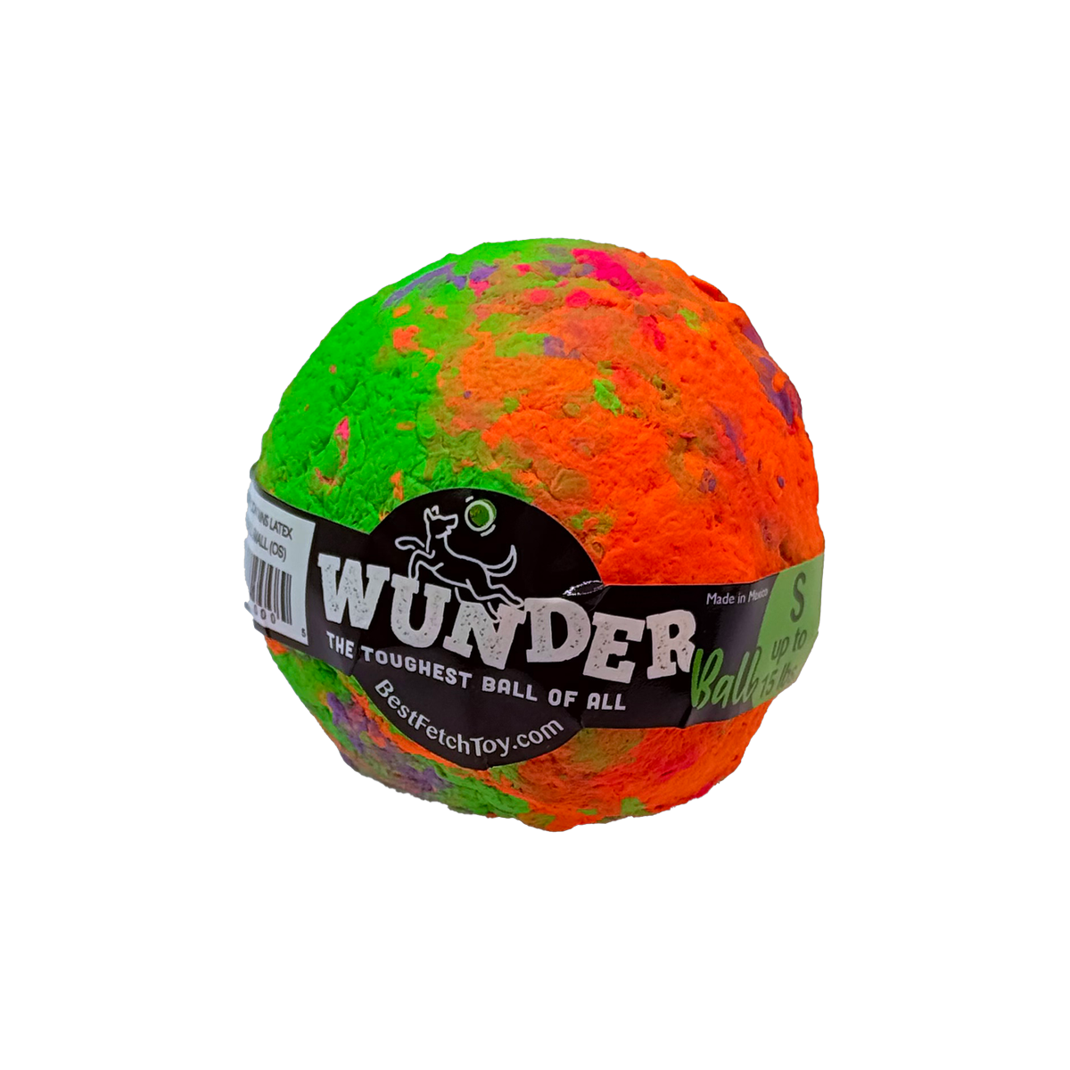 The WUNDERball Natural Rubber Fetch Ball