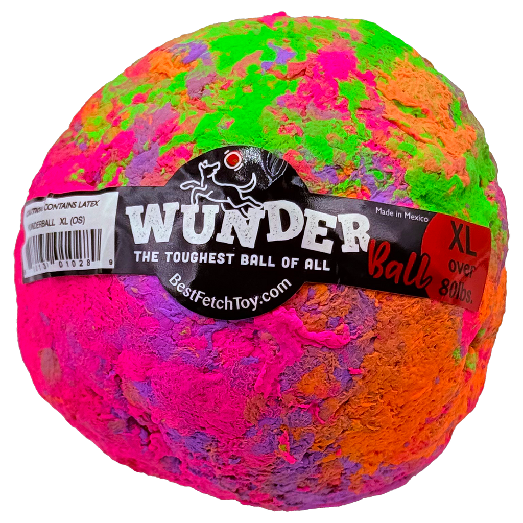 The WUNDERball Natural Rubber Fetch Ball