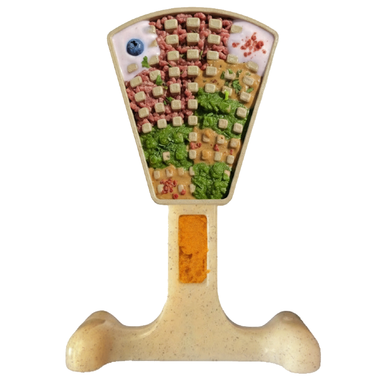 The Waffle Tower Chew & Enrichment Toy by SodaPup